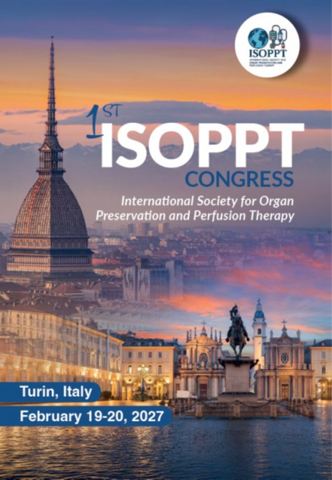 Official poster for the 1st ISOPPT Congress in Turin, 19–20 February 2027